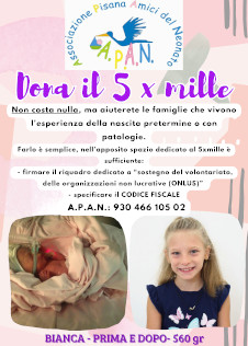 Dona il 5 per mille all’APAN Dona il 5 per mille all’APAN
