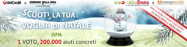 ilMioDono - la rete della solidarietà di UniCredit ilMioDono - la rete della solidarietà di UniCredit